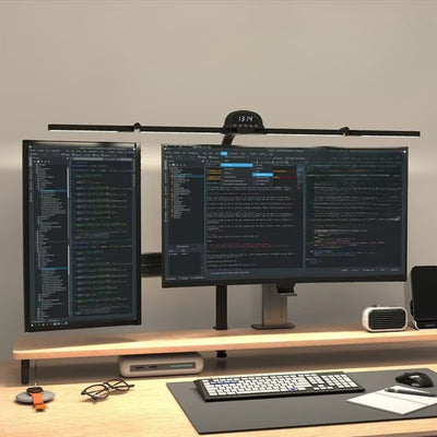 Double Head Folding Desk Lamp