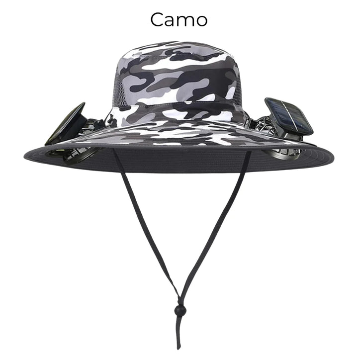 Solar Powered Fan Hat