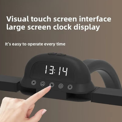 Long Arm Clip Double Head Folding Desk Lamp