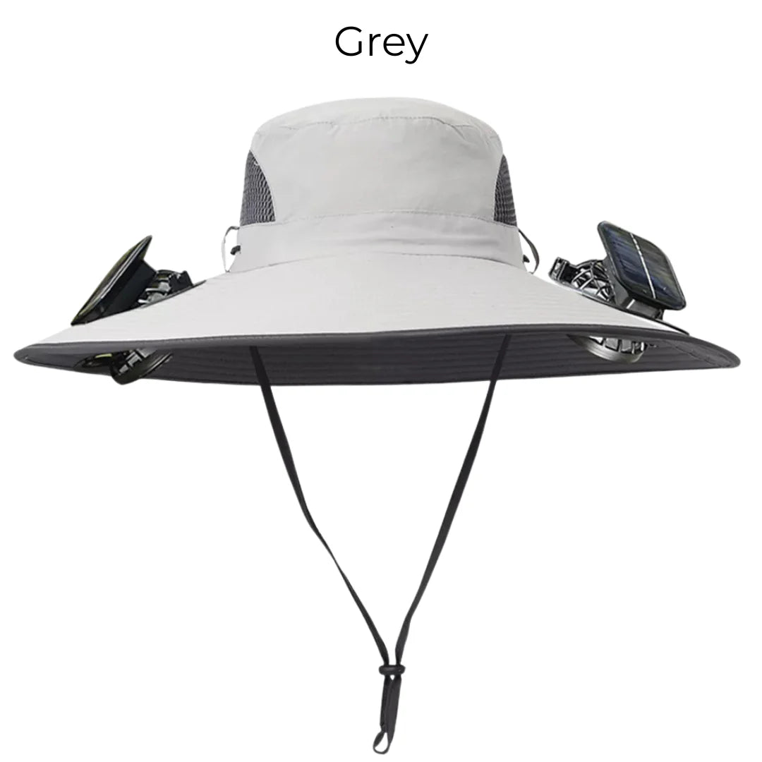Solar Powered Fan Hat