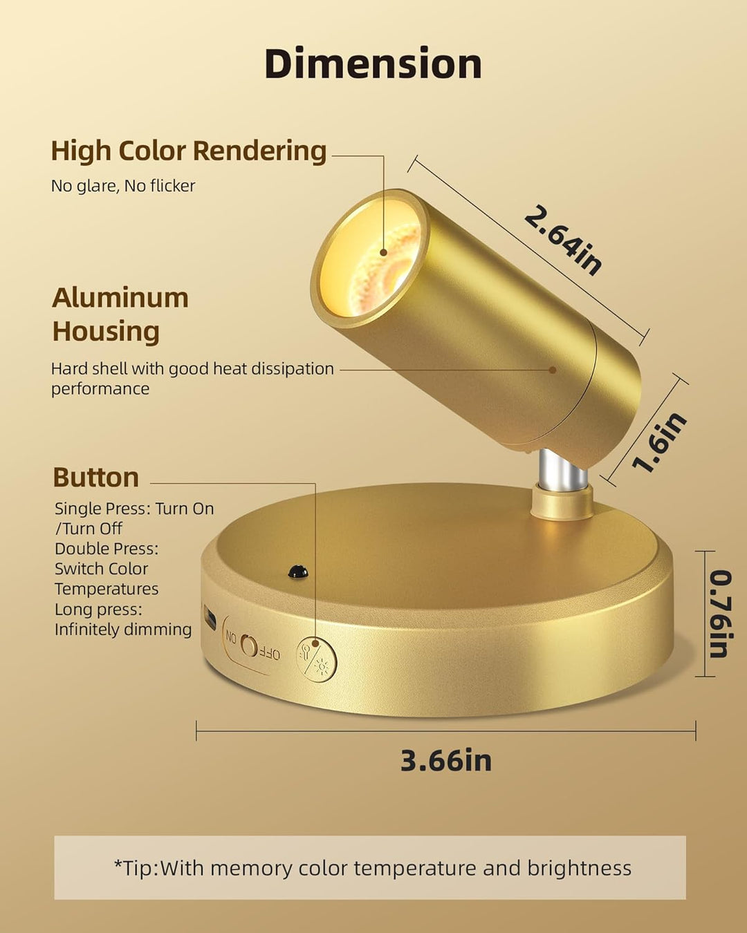 LightsCordless™ RGB Rechargeable Picture Light
