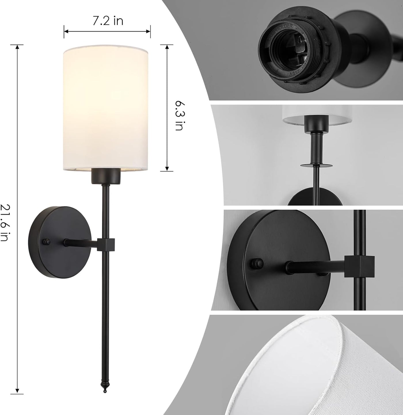 LumoEase™ Wireless Wall Sconces (SET OF 2 + 2 BULBS FREE)