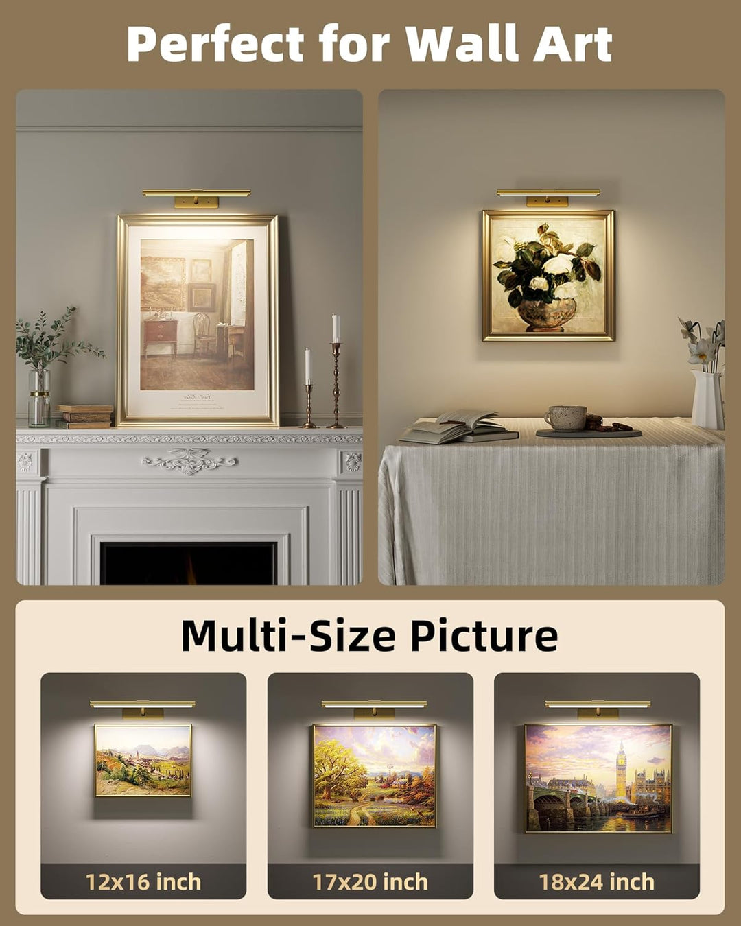 LightsCordless™ — Wireless Rechargeable Picture Lighting