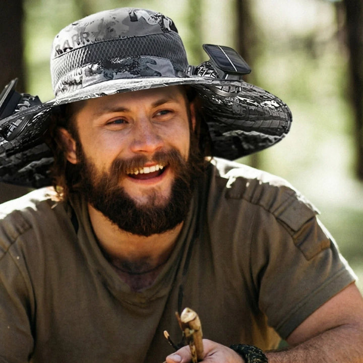 Solar Powered Fan Hat