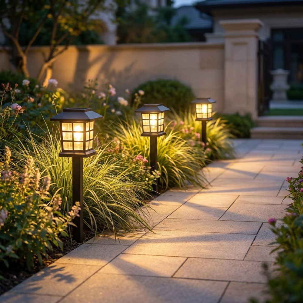 BrightPath™ Solar Pathway Garden Light – Waterproof Outdoor LED Stake ...