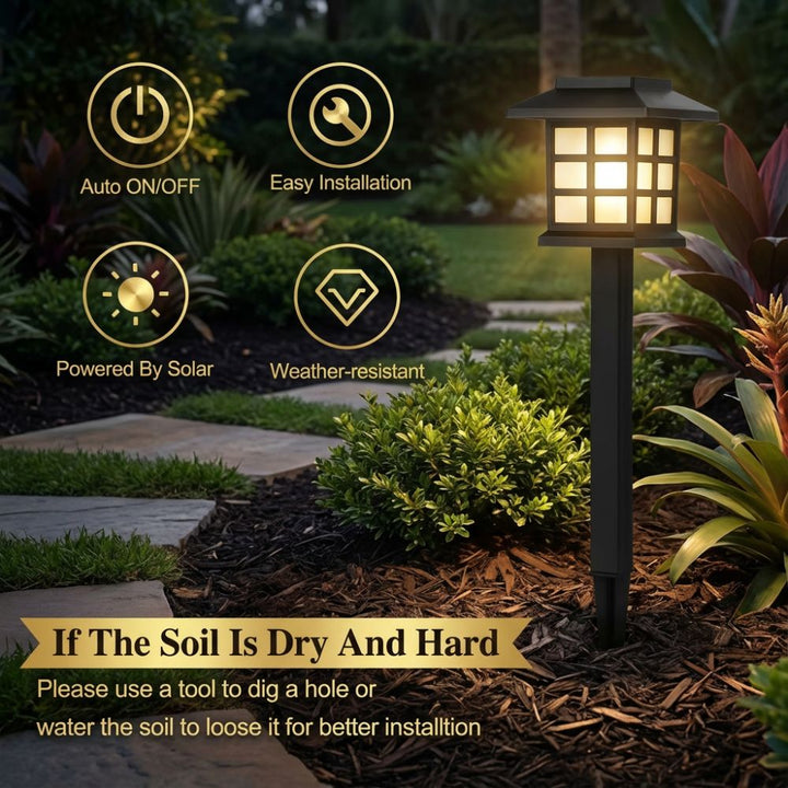 BrightPath™ Solar Pathway Garden Light – Waterproof Outdoor LED Stake Light