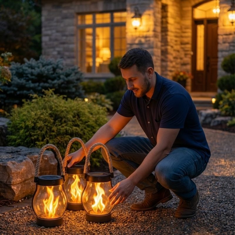 Lightscordless™ – Solar-Powered Outdoor Lantern Lights