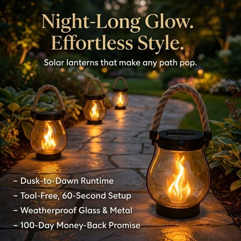 Lightscordless™ – Solar-Powered Outdoor Lantern Lights
