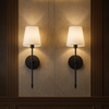 Wireless Wall Sconces (2-Pack) + Free 2 Bulbs