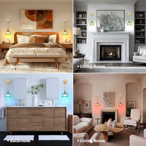 Retro Gold Wall Light Sconce