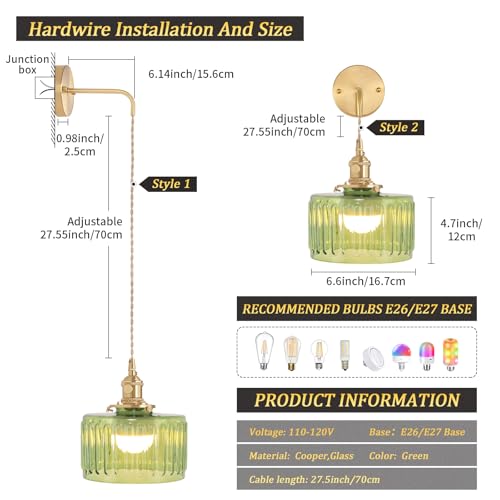 Retro Gold Wall Light Sconce