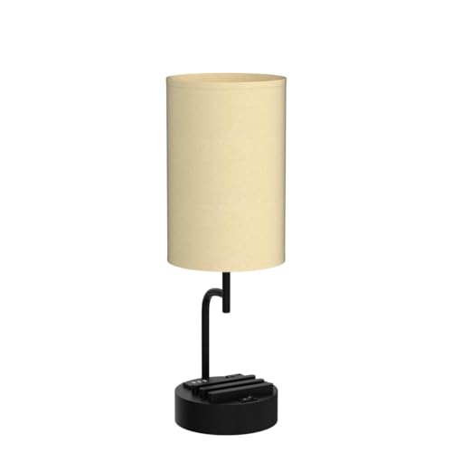 ChargeEase™ Nightstand with Charging Station