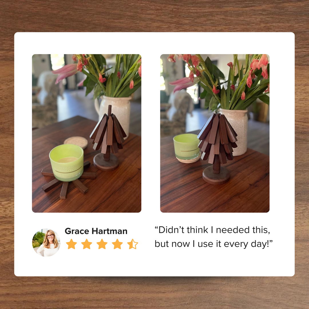 Stylish Walnut Tree Trivet