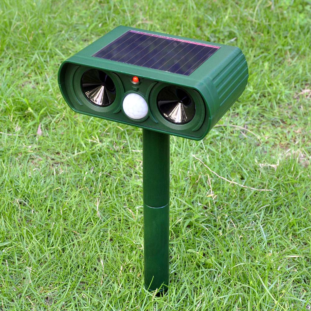 CritterShield™ Solar Ultrasonic Bird &amp; Animal Repeller