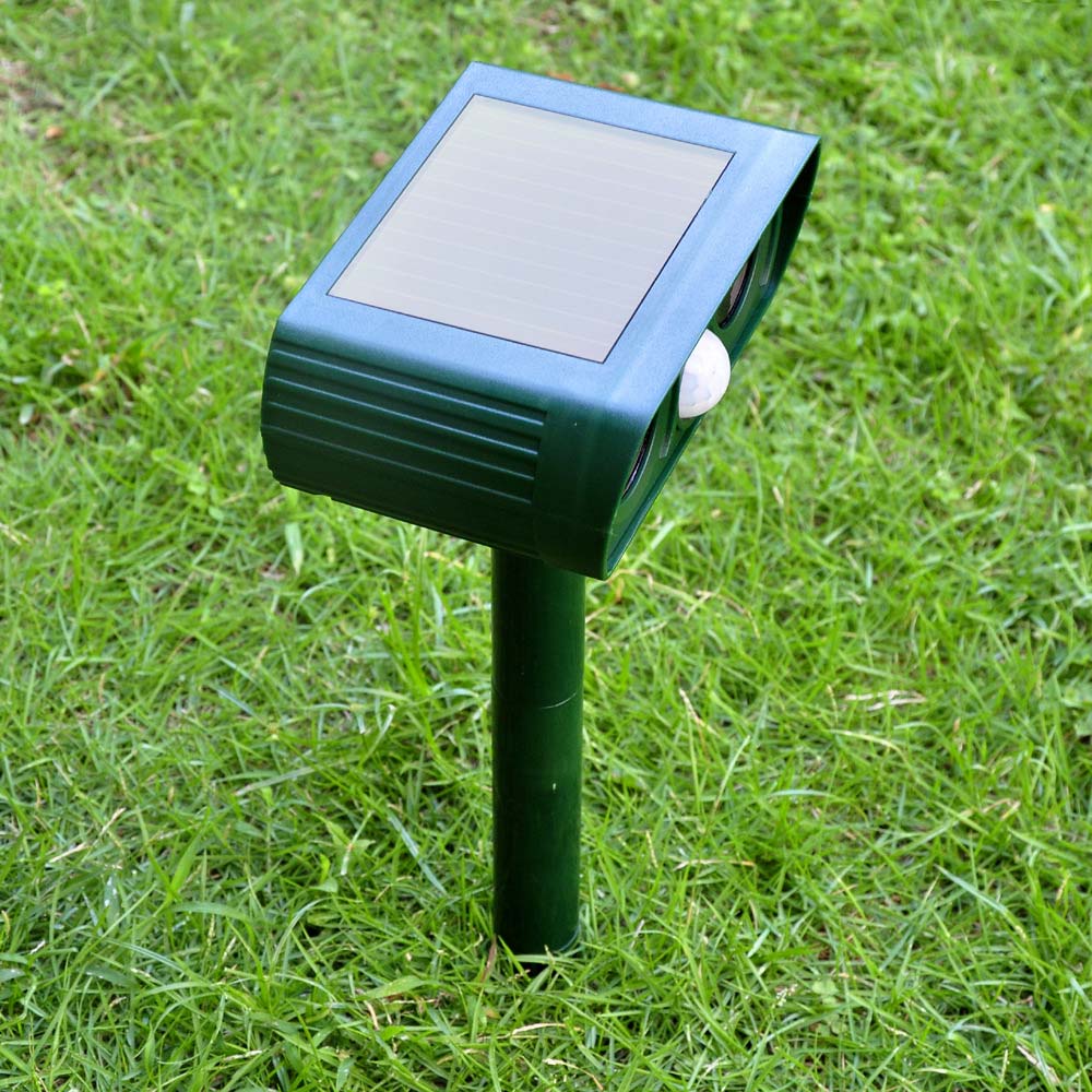 CritterShield™ Solar Ultrasonic Bird &amp; Animal Repeller