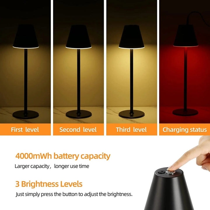 Cordless Brightness Bedside Lamp - LightscordlessCordless Table Lamp