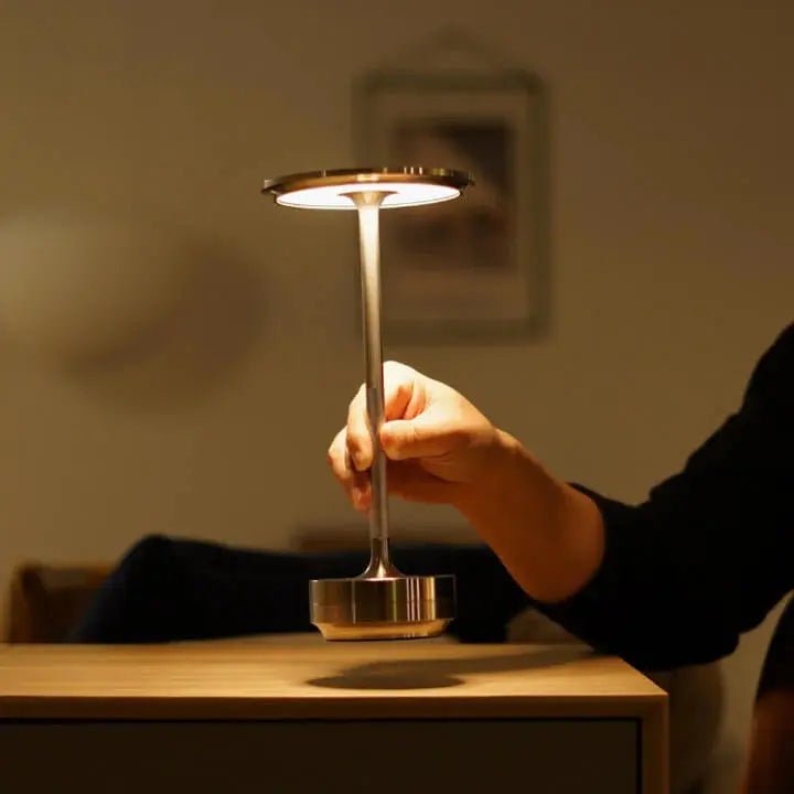 Metallic Cordless Table Lamp - Lightscordless