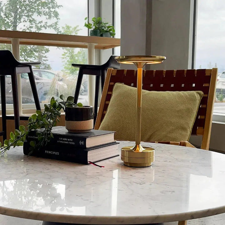 Metallic Cordless Table Lamp - Lightscordless