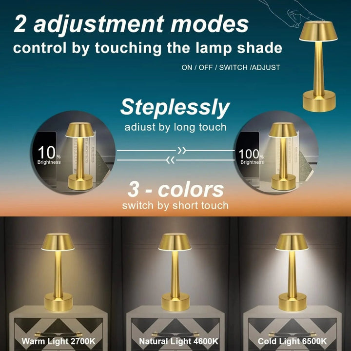 Plug less Portable Lamp - LightscordlessCordless Table Lamp